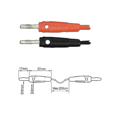 ПрофКиП PTL904-4 измерительные провода 4 мм Male-Male