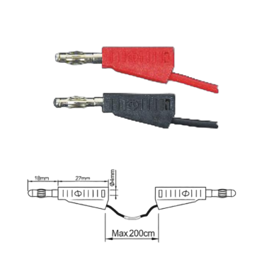 ПрофКиП PTL908-8 измерительные провода 4 мм Male-Male