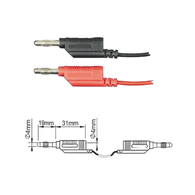 ПрофКиП PTL908-9 измерительные провода 4 мм Male-Male
